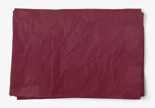 SOLID TISSUE: CLARET-2161110 : 20" X 30" 20 sheets per sleeve