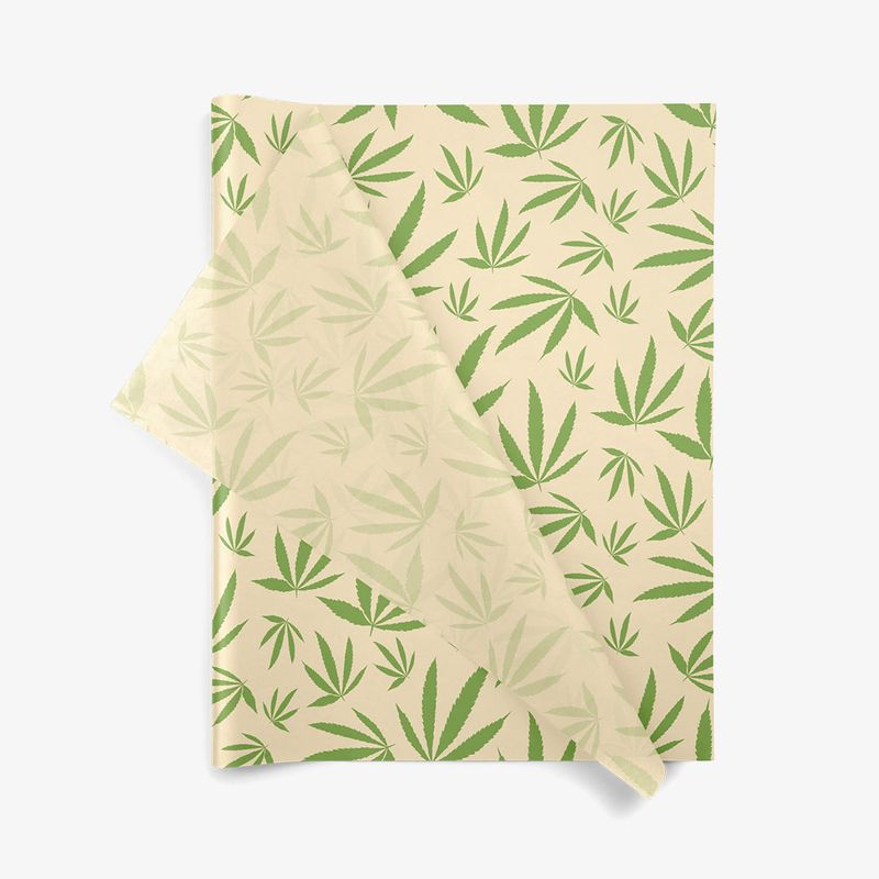 TISSUE PAPER: CANNABIS-20"X30" 10 sheets per sleeve