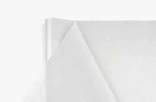 TISSUE PAPER: WHITE PEARLESENCE-20"X30" 5 SHEETS