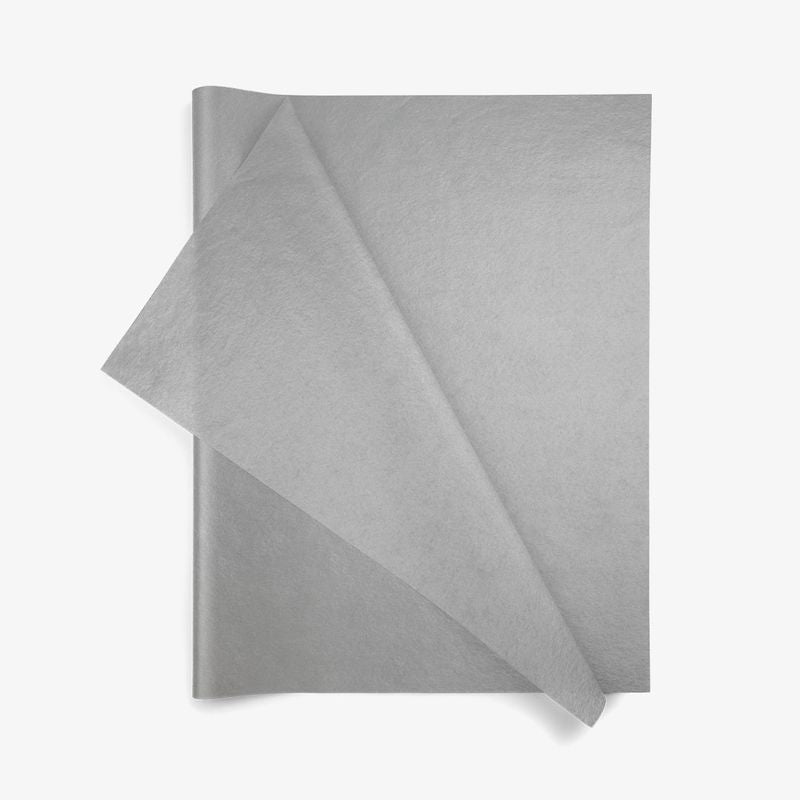 TISSUE PAPER: SILVER  5 sheets per pack SD#957-100D-2161244 : 20"X30"