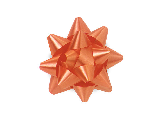 STAR BOWS: TROPICAL ORANGE-SB3-11 : 2 1/2"