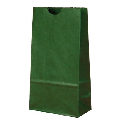BAG : SOS : 2# : FOREST GREEN-Forest Green : 4.25x2.375x8.187