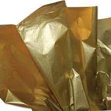 TISSUE PAPER: GOLD LEAF 5 sheets - SD#198-200 B: 20X30