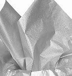 TISSUE PAPER: SILVER  5 sheets per pack SD#957-100D-2161244 : 20"X30"