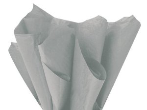 TISSUE PAPER: LIGHT  GRAY 20 sheets per sleeve