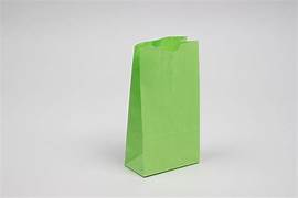 BAG : SOS : 2# : LIME GREEN-Lime Green : 4.25x2.375x8.187